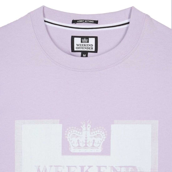 Weekend Offender - "Bonpensiero" T-Shirt für Herren (Violett) - Image 3