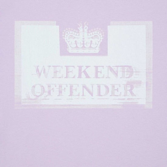 Weekend Offender - "Bonpensiero" T-Shirt für Herren (Violett) - Image 4