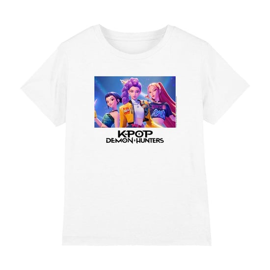 K-Pop Demon Hunters Kinder/Kids Huntr/X T-Shirt (Weiß) - Image 4