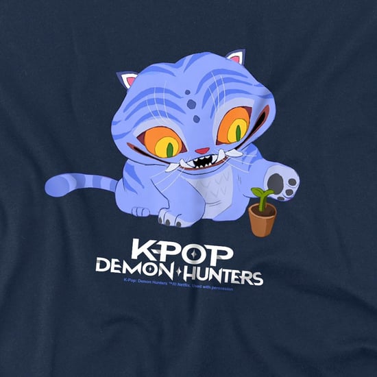 K-Pop Demon Hunters Kinder/Kids Süßes Derpy Tiger T-Shirt (Marine) - Image 2