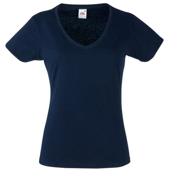 Fruit of the Loom - "Valueweight" T-Shirt V-Ausschnitt für Damen (Dunkles Marineblau) - Image 1