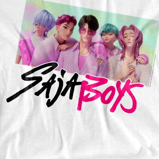 K-Pop Demon Hunters Damen/Damen Saja Boys Fotorahmen Fashion T-Shirt (Weiß) - Image 2