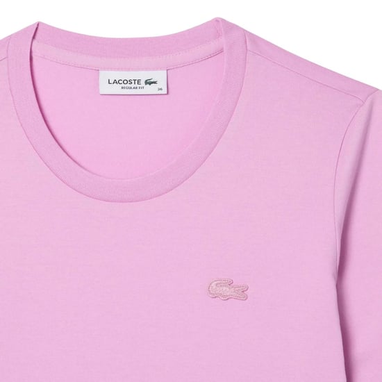 Lacoste - T-Shirt Weich für Damen 3/4 Ärmel (Pink) - Image 2