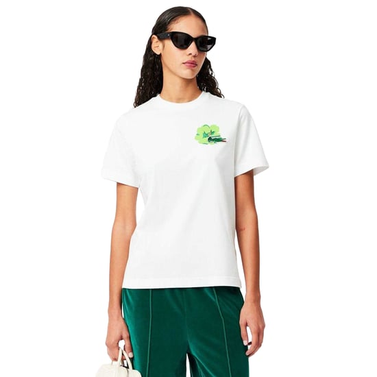 Lacoste - T-Shirt Floral für Damen (Weiß) - Image 3