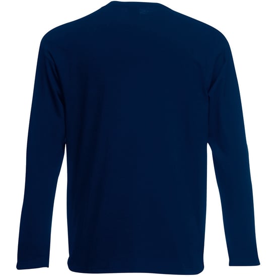 Fruit Of The Loom Herren Langarm T-Shirt mit Rundhalsausschnitt (Marineblau) - Image 2