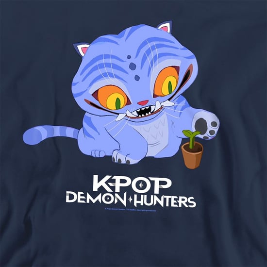 K-Pop Demon Hunters Unisex-Sweatshirt für Erwachsene, süßer Derpy Tiger (Marine) - Image 2