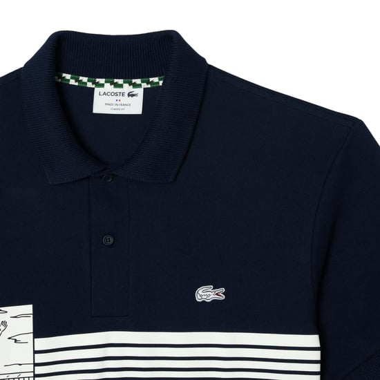 Lacoste - "French Made" Poloshirt für Herren (Blau) - Image 3