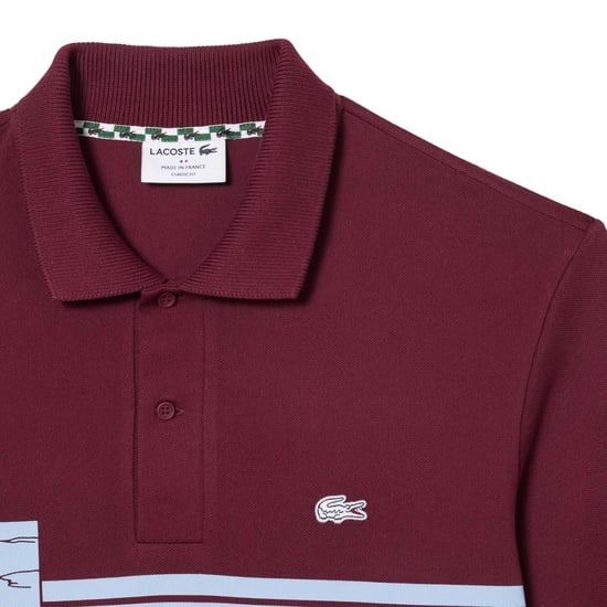 Lacoste - "French Made" Poloshirt für Herren (Rot) - Image 3