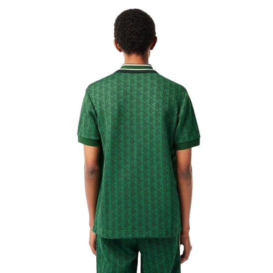 Lacoste - Poloshirt für Herren Jacquard Klassisch (Grün) - Image 2