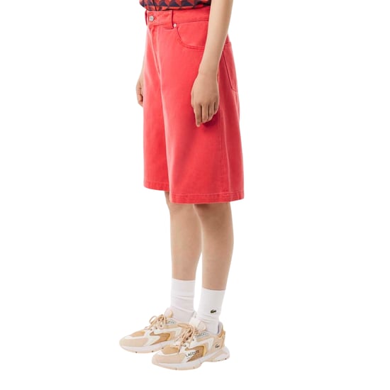 Lacoste - "Bermuda" Shorts für Damen (Rot) - Image 4