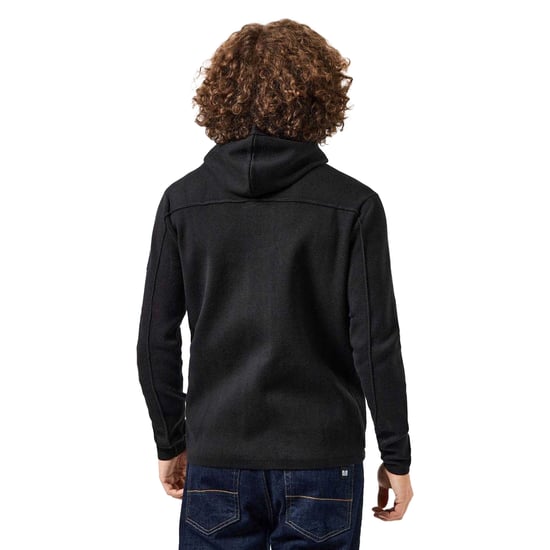 Weekend Offender - "Enzo" Hoodie mit durchgehendem Reißverschluss für Herren (Schwarz) - Image 2
