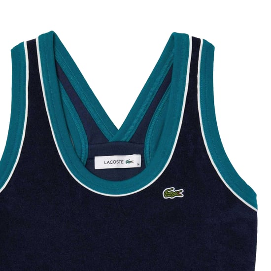 Lacoste - Kleid Gekreuzte Rückenträger für Damen (Blau) - Image 3