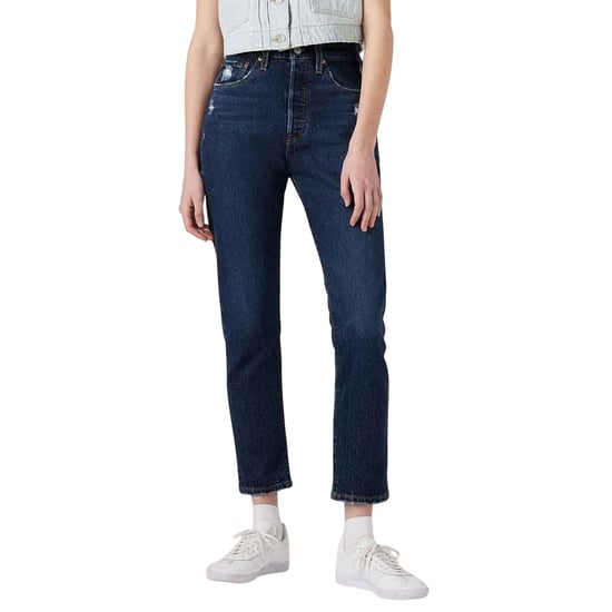 Levis - "501" Jeans für Damen (Dunkelblau) - Image 4