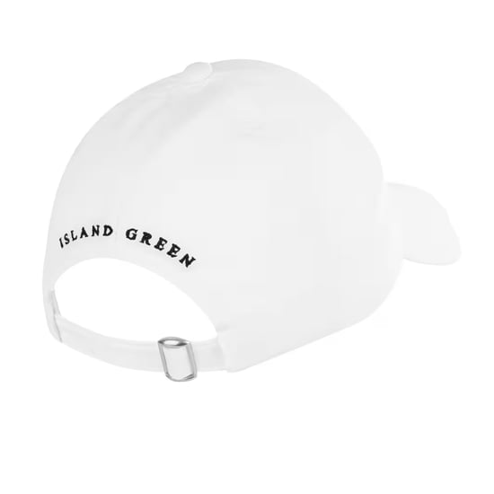 Island Green - Baseball-Mütze Logo für Damen (Weiß) - Image 2