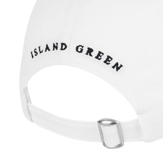 Island Green - Baseball-Mütze Logo für Damen (Weiß) - Image 4