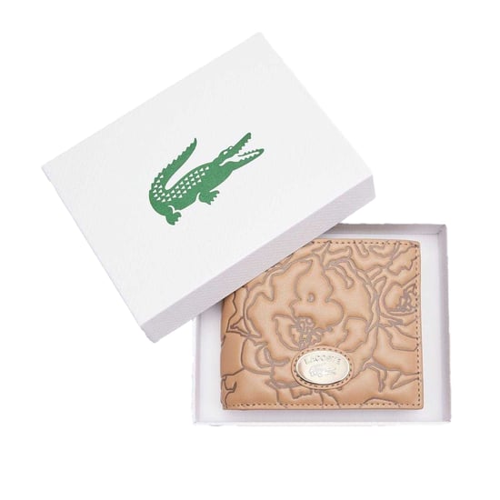 Lacoste - "Holiday Billfold" Brieftasche Leder (Braun) - Image 2