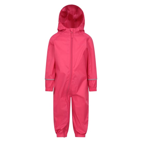 Mountain Warehouse - "Puddle" Regenanzug für Kinder (Pink) - Image 1