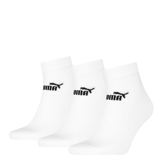 Puma - "Quarter" Knöchelsocken für Herren/Damen Unisex(3er-Pack) (Weiß) - Image 1