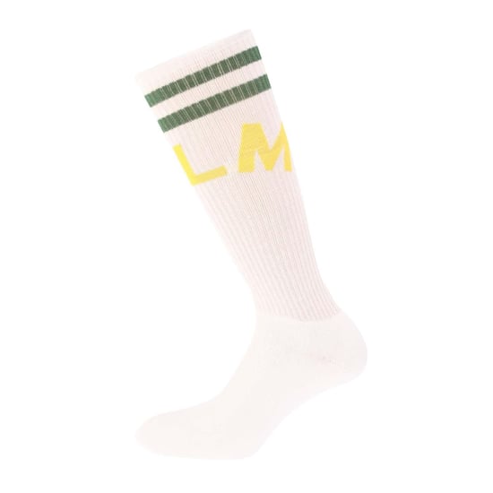 Palm Angels - Socken für Herren/Damen Unisex (Weiß/Gelb) - Image 2