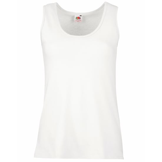 Fruit Of The Loom Lady-Fit Valueweight Damen Tank-Top (Weiß) - Image 1