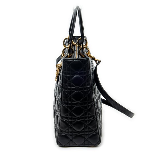 Large Lady Dior Zip Umhängetasche - Image 3