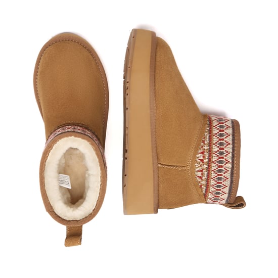 EVER AU Australien Damen Plover Woven Knöchel Plattformstiefel - Image 3