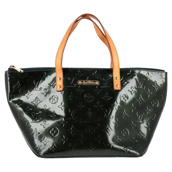 Louis Vuitton Nuit Monogram Vernis Bellevue PM Tasche aus grünem Lackleder - Image 1