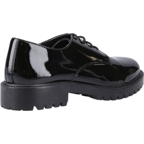 Hush Puppies Aubrey Leder Mädchen Schwarz Derby Schuhe - Image 2