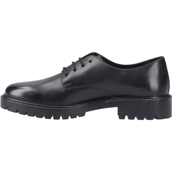 Hush Puppies Aubrey Schnürsenkel Snr Leder Mädchen Schwarze Derby Schuhe - Image 4