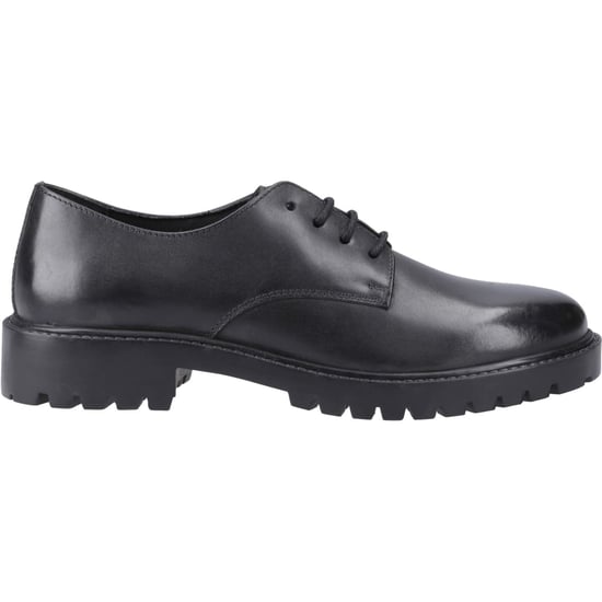 Hush Puppies Aubrey Schnürsenkel Snr Leder Mädchen Schwarze Derby Schuhe - Image 5