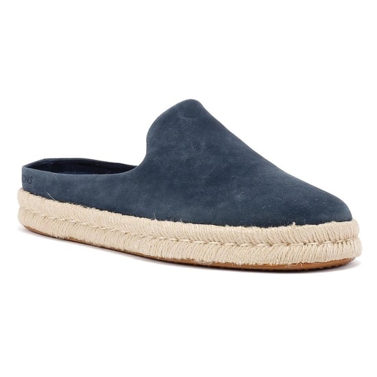 TOMS Santiago Herren Clogs Aus Veloursleder In Blau - Image 2