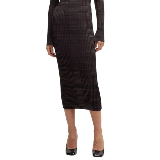 Boss - "Farmina" Midirock für Damen Jerseyware (Braun) - Image 4