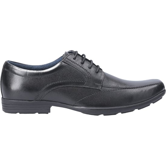 Pod Angus Leder Jungen Schwarze Schuhe - Image 4