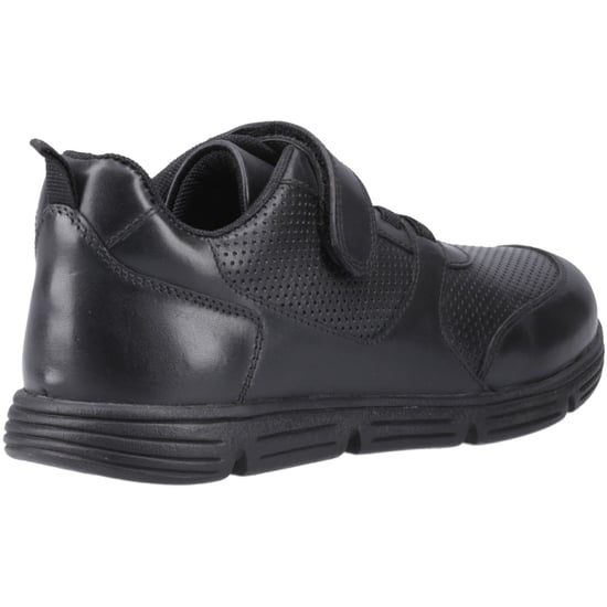 Hush Puppies Alfie Bungee Jnr Leder Jungen Schwarz Schuhe - Image 2