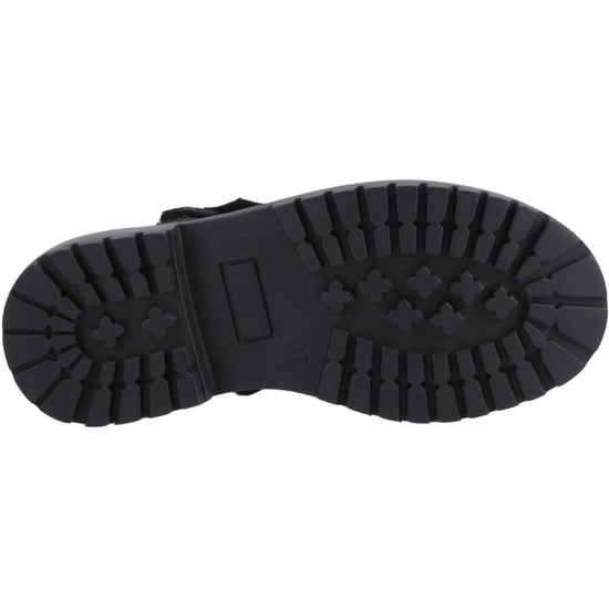 Hush Puppies Astrid Schleife Leder Mädchenschuhe Schwarz - Image 3