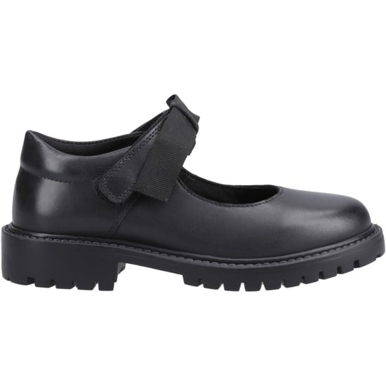 Hush Puppies Astrid Schleife Leder Mädchenschuhe Schwarz - Image 5