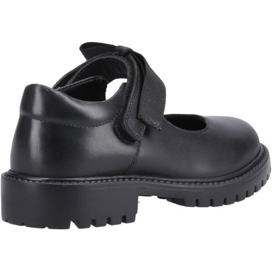 Hush Puppies Astrid Schleifen Leder Mädchen schwarze Schuhe - Image 2