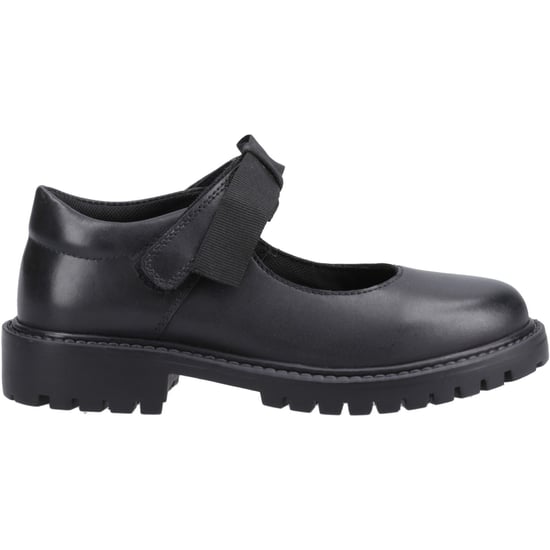 Hush Puppies Astrid Schleifen Leder Mädchen schwarze Schuhe - Image 5