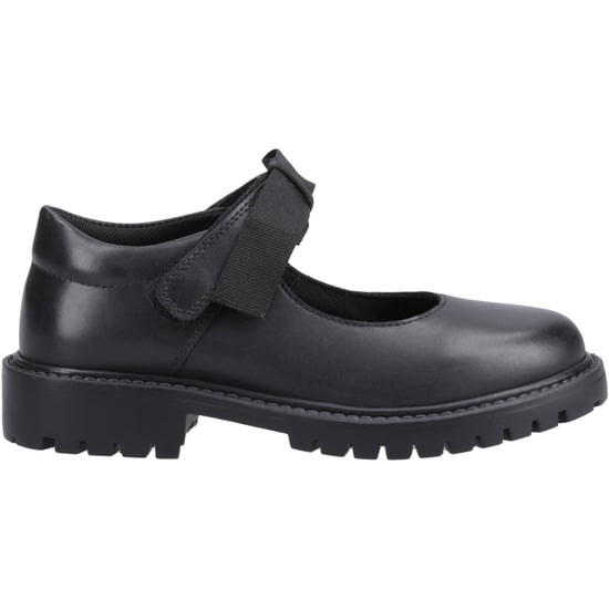 Hush Puppies Astrid Schleife Leder Mädchen Schwarz Schuhe - Image 5