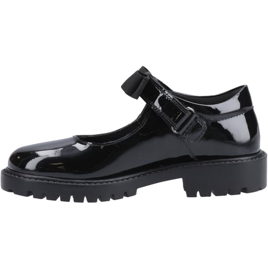 Hush Puppies Astrid Schleife Leder Mädchenschuhe Schwarz - Image 4