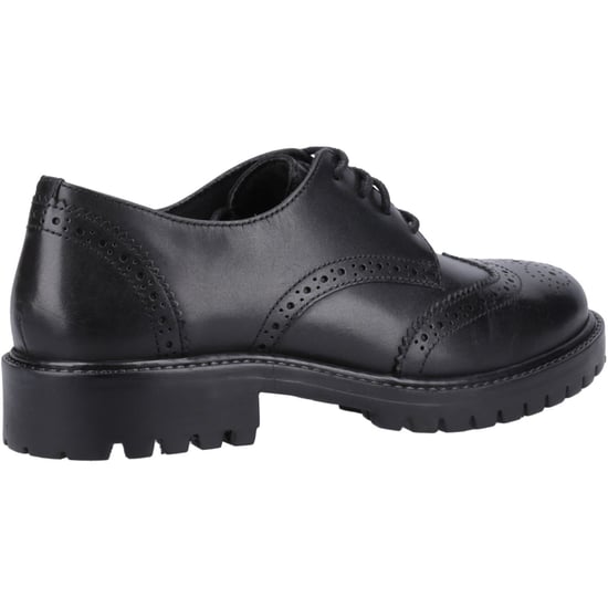 Hush Puppies Athena Junior Leder Mädchen Schwarz Brogues - Image 2