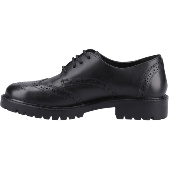 Hush Puppies Athena Junior Leder Mädchen Schwarz Brogues - Image 4