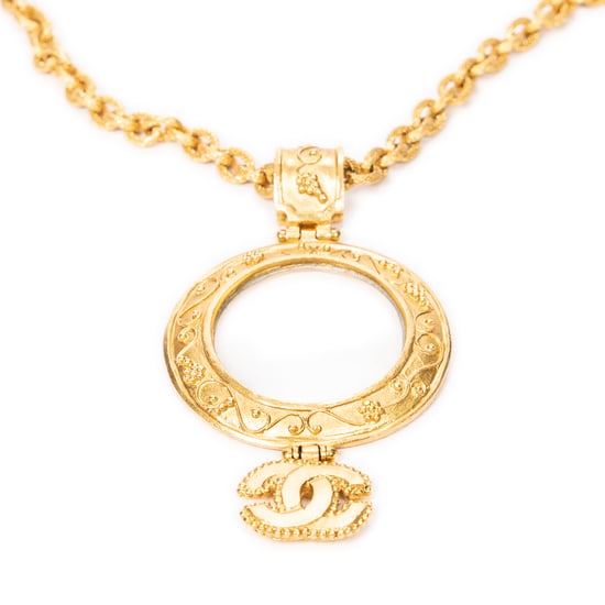 Magnifying Glass Pendant Necklace Halskette - Image 2