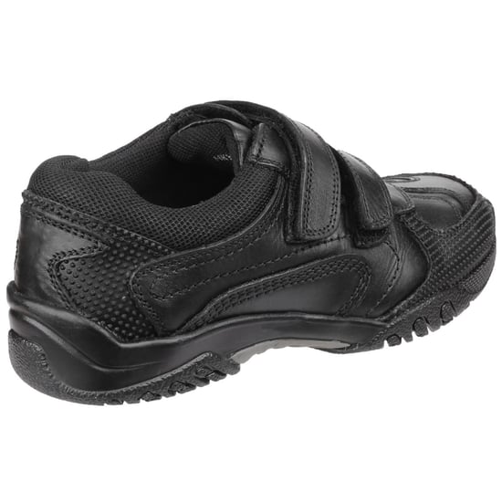 Hush Puppies Jezza Junior Leder Jungen Schwarz Mokassins - Image 2