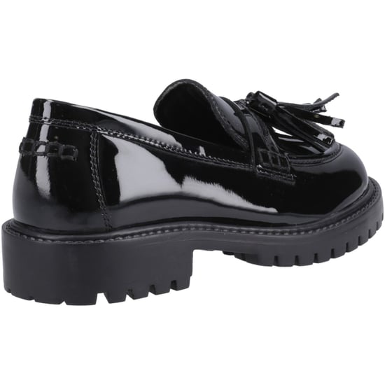 Hush Puppies Abigail Patent Senior Leder Mädchen Schwarz Slipper - Image 2