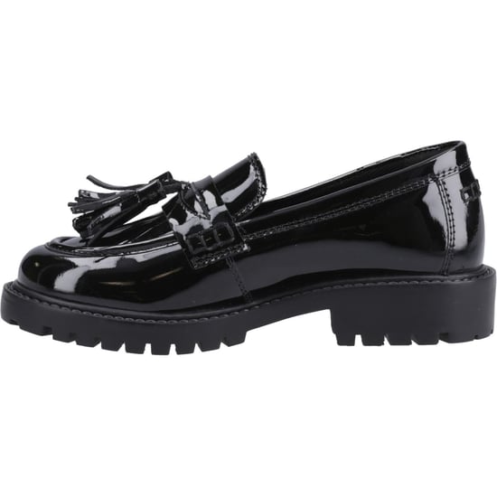 Hush Puppies Abigail Patent Senior Leder Mädchen Schwarz Slipper - Image 4