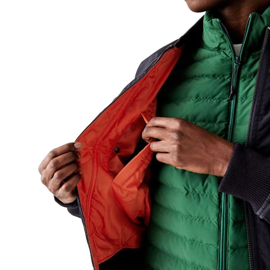 Lacoste - Durchgehender Reißverschluss Bomberjacke für Herren (Marine) - Image 3