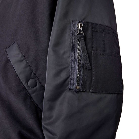 Lacoste - Durchgehender Reißverschluss Bomberjacke für Herren (Marine) - Image 4