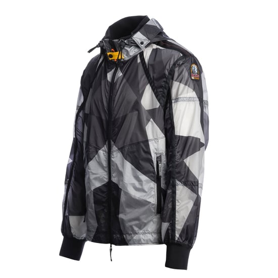 Parajumpers Edge Pr - Schwarze Jacke Mit Skydrift-print - Image 3