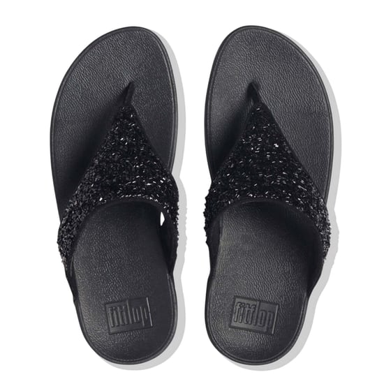 Fit Flop - Schimmer Sandalen für Damen, Folie (Schwarz) - Image 3